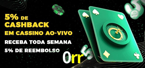 Promoções do cassino ao Vivo 0rr